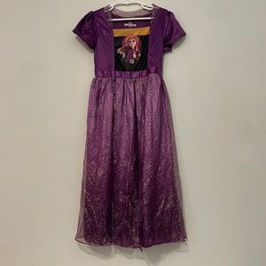 DISNEY Frozen II Anna Purple Nightgown Dress Size 6 / 6X NWOT